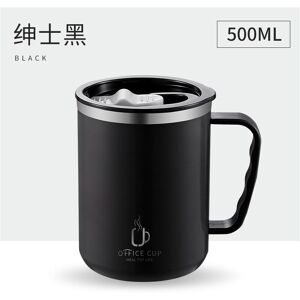Unbranded (black, 500ml) 304 Stainless Steel Marg Cup Double -Layership Cup Coffee Coffee Unbranded (black, 500ml) 304 Stainless Steel Marg Cup Double -Layership Cup Coffee Coffee