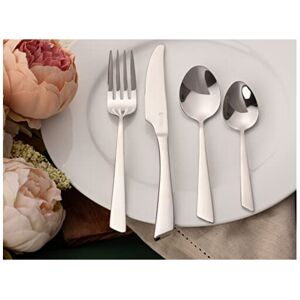 Viners Flair 24 Piece 18.0 Stainless Steel Cutlery Set for Serves 6 People, 25 Year Gua Viners Flair 24 Piece 18.0 Stainless Steel Cutlery Set for Serves 6 People, 25 Year Gua