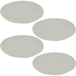 URBN Living (4 White) 38cm Round Woven Table Placemats Dining Table URBN Living (4 White) 38cm Round Woven Table Placemats Dining Table