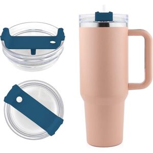 Unbranded (Blue) 2pcs 40 Oz Tumbler Lid Compatible Stanley, Spill Proof Splash Resistant T Unbranded (Blue) 2pcs 40 Oz Tumbler Lid Compatible Stanley, Spill Proof Splash Resistant T