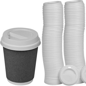 URBN Living (500) Plastic Coffee Cup Sip Through Lids Fit Size 8oz URBN Living (500) Plastic Coffee Cup Sip Through Lids Fit Size 8oz