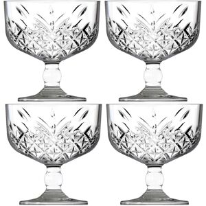 URBN Living (4 Bowls) Footed Ice Cream Sundae Dessert Glasses Bowl Set URBN Living (4 Bowls) Footed Ice Cream Sundae Dessert Glasses Bowl Set