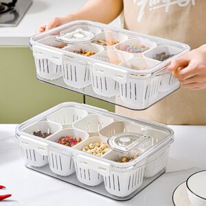 Ezi-Tech (8 Compartments) 6/8 Compartments Divided Serving Tray Ezi-Tech (8 Compartments) 6/8 Compartments Divided Serving Tray