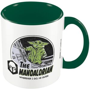 Star Wars: The Mandalorian Wherever I Go He Goes Mug Star Wars: The Mandalorian Wherever I Go He Goes Mug