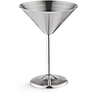 Unbranded Stainless Steel Martini Cocktail Glass High Base Wine Glass Silver Unbranded Stainless Steel Martini Cocktail Glass High Base Wine Glass Silver