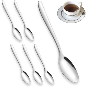 ASAB Pack of 6 Teaspoons Small Tea Spoons Stainless Steel Spoons ASAB Pack of 6 Teaspoons Small Tea Spoons Stainless Steel Spoons