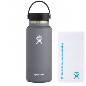 VEISHET (Grey) 32oz Hydro Flask Large Capacity Stainless Steel Kettles Sports Thermos Cu VEISHET (Grey) 32oz Hydro Flask Large Capacity Stainless Steel Kettles Sports Thermos Cu