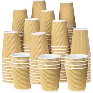 (12oz (Pack of 100)) ECONX 16oz Takeaway Coffee Cups Disposable Paper Coffee Cup (12oz (Pack of 100)) ECONX 16oz Takeaway Coffee Cups Disposable Paper Coffee Cup
