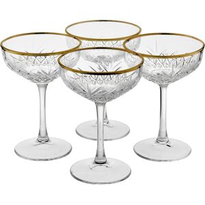 Queensway Home & Dinning (4) 255ml Glass Champagne Glasses Stemmed Tall Coupe Cocktail Glassware Set Queensway Home & Dinning (4) 255ml Glass Champagne Glasses Stemmed Tall Coupe Cocktail Glassware Set