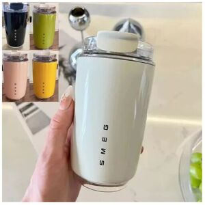 Unbranded (White) 320ml Smeg Coffee Mug Stainless Steel Travel Water Bottle Insulated Cup Unbranded (White) 320ml Smeg Coffee Mug Stainless Steel Travel Water Bottle Insulated Cup