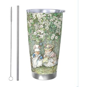 Feelous (Brambly Hedge - Hawthorn Blossom And Babies_7357) Stainless Steel Tumbler 20oz Feelous (Brambly Hedge - Hawthorn Blossom And Babies_7357) Stainless Steel Tumbler 20oz