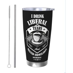Feelous (I Drink Liberal Tears Anti-Liberal _4718) Stainless Steel Tumbler 20oz Insulate Feelous (I Drink Liberal Tears Anti-Liberal _4718) Stainless Steel Tumbler 20oz Insulate