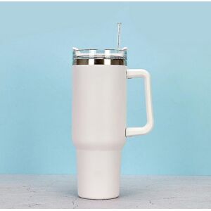 Unbranded (White) 40oz Adventure Quencher Tumbler Stainless Steel Thermos Vacuum Cups With Unbranded (White) 40oz Adventure Quencher Tumbler Stainless Steel Thermos Vacuum Cups With