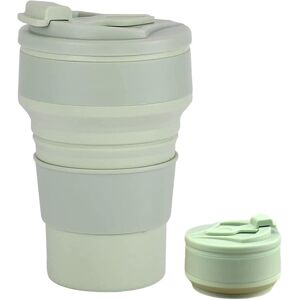 Unbranded (Green, 350ml) Collapsible Coffee Cup, Portable Foldable Travel Mug, Durable And Unbranded (Green, 350ml) Collapsible Coffee Cup, Portable Foldable Travel Mug, Durable And
