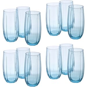 Queensway Home & Dinning (12 Pcs Light Blue 500ml) Linka Coloured Glasses Tall & Short Cocktail Tumblers Queensway Home & Dinning (12 Pcs Light Blue 500ml) Linka Coloured Glasses Tall & Short Cocktail Tumblers