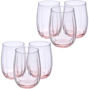 Queensway Home & Dinning (6 Pcs Pink 380ml) Linka Coloured Glasses Tall & Short Cocktail Tumblers Queensway Home & Dinning (6 Pcs Pink 380ml) Linka Coloured Glasses Tall & Short Cocktail Tumblers