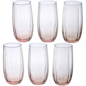 Queensway Home & Dinning (6 Pcs Pink 500ml) Linka Coloured Glasses Tall & Short Cocktail Tumblers Queensway Home & Dinning (6 Pcs Pink 500ml) Linka Coloured Glasses Tall & Short Cocktail Tumblers