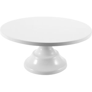χωρίς εμπορικό σήμα 12 Inch Iron Round Cake Stand Plate Pedestal Dessert Holder-White χωρίς εμπορικό σήμα 12 Inch Iron Round Cake Stand Plate Pedestal Dessert Holder-White