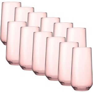Queensway Home & Dinning (Pink Highball(470ml) Set of 12) 6/12 Pcs Allegra Coloured Glasses Highball Tumb Queensway Home & Dinning (Pink Highball(470ml) Set of 12) 6/12 Pcs Allegra Coloured Glasses Highball Tumb
