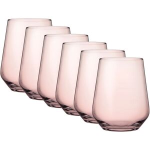 Queensway Home & Dinning (Pink Tumbler(425ml) Set of 6) 6/12 Pcs Allegra Coloured Glasses Highball Tumb Queensway Home & Dinning (Pink Tumbler(425ml) Set of 6) 6/12 Pcs Allegra Coloured Glasses Highball Tumb