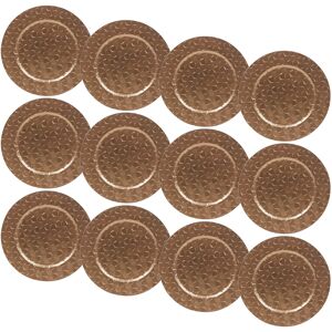 URBN Living (12x Gold Pyramid) 33cm Charger Plates Set Silver Gold 3D Placemats Box Mosaic W URBN Living (12x Gold Pyramid) 33cm Charger Plates Set Silver Gold 3D Placemats Box Mosaic W