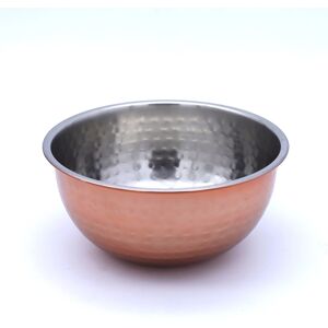 Buckingham Copper Finish Mixing Bowl Stainless Steel Salad Bowl for Kitchen Prep Buckingham Copper Finish Mixing Bowl Stainless Steel Salad Bowl for Kitchen Prep