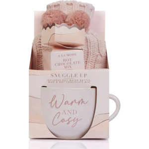 A La Mode Hot Water Bottle, Mug & Hot Chocolate Gift Set A La Mode Hot Water Bottle, Mug & Hot Chocolate Gift Set