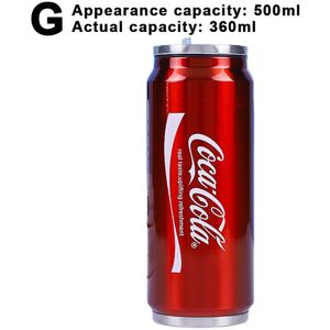 Unbranded (Actual Capacity 360Ml, Red) 350ml/500ml Coca Cola Mug, Hot And Cold Insulation, Unbranded (Actual Capacity 360Ml, Red) 350ml/500ml Coca Cola Mug, Hot And Cold Insulation,