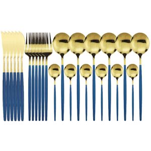 JANKNG HOME 24pcs Black Gold Dinnerware Set - Dinnerware Set JANKNG HOME 24pcs Black Gold Dinnerware Set - Dinnerware Set