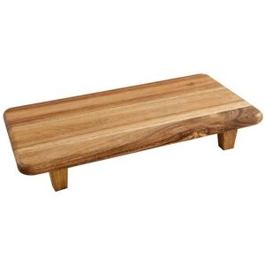 Apollo Acacia Display Platter 23x41cm with Four Feet Natural Wood Serving Décor Apollo Acacia Display Platter 23x41cm with Four Feet Natural Wood Serving Décor
