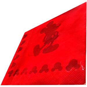Disney 2 Ply Printed Mickey Mouse Napkins (Pack of 20) Disney 2 Ply Printed Mickey Mouse Napkins (Pack of 20)