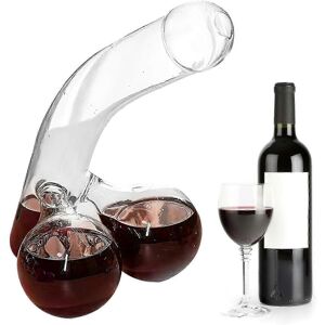 Unbranded Funny Whiskey Decanter Set, Red Wine Decanter, Unique Glass Container for Scotch Unbranded Funny Whiskey Decanter Set, Red Wine Decanter, Unique Glass Container for Scotch