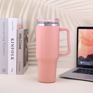 Unbranded (Pink) 40 Oz Tumbler Straw Lid Insulated Stainless Steel Water Bottle Coffee Mug Unbranded (Pink) 40 Oz Tumbler Straw Lid Insulated Stainless Steel Water Bottle Coffee Mug