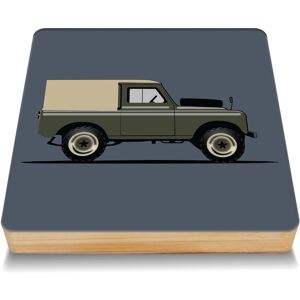 Coach House Outfitters Land Rover Bamboo Drinks Coaster Coach House Outfitters Land Rover Bamboo Drinks Coaster