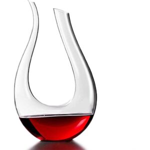 Unbranded 1200ml Luxurious Crystal Glass U-Shaped Lyre Wine Decanter Aerator Lead-Free Car Unbranded 1200ml Luxurious Crystal Glass U-Shaped Lyre Wine Decanter Aerator Lead-Free Car