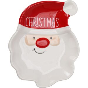 Carousel Home Ceramic Santa Claus Christmas Plate Novelty Christmas Character Snack Plate Carousel Home Ceramic Santa Claus Christmas Plate Novelty Christmas Character Snack Plate