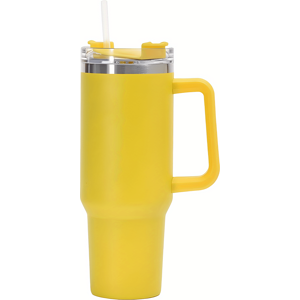 CLOSKYE (Yellow) 40 Oz Tumbler: Leak-Proof, Insulated, Dishwasher-Safe, Portable Water B CLOSKYE (Yellow) 40 Oz Tumbler: Leak-Proof, Insulated, Dishwasher-Safe, Portable Water B