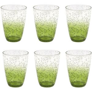 Carousel Home Pack of 6 Green Bubbles Plastic Drinks Tumbler Reusable Outdoor Drinking Glass Carousel Home Pack of 6 Green Bubbles Plastic Drinks Tumbler Reusable Outdoor Drinking Glass