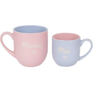 YöL Mummy & Mini Mug Gift Set Child Toddler New Mother Baby Shower Tea Coffee Cup YöL Mummy & Mini Mug Gift Set Child Toddler New Mother Baby Shower Tea Coffee Cup