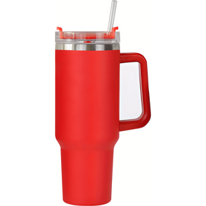 CLOSKYE (Red) 40 Oz Tumbler: Leak-Proof, Insulated, Dishwasher-Safe, Portable Water Bott CLOSKYE (Red) 40 Oz Tumbler: Leak-Proof, Insulated, Dishwasher-Safe, Portable Water Bott