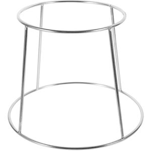Kricely (As show, One size) Stainless Steel Seafood Display Rack Double Rack Holder Sta Kricely (As show, One size) Stainless Steel Seafood Display Rack Double Rack Holder Sta