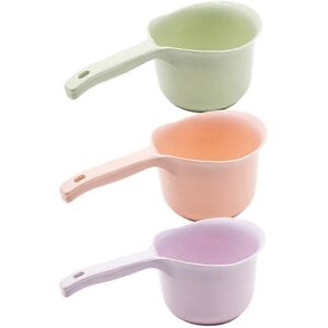 Kricely (As show, One size) 3pcs Kitchen Long Handle Water Ladle Plastic Bathroom Bailer Kricely (As show, One size) 3pcs Kitchen Long Handle Water Ladle Plastic Bathroom Bailer