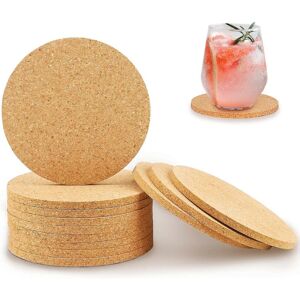 konhill (As show, One size) 12 PCS Cork Coasters 4 Inch Heat & Water Resistant Natural konhill (As show, One size) 12 PCS Cork Coasters 4 Inch Heat & Water Resistant Natural