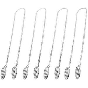 konhill (As show, One size) 4 Pcs Napkin Chain Napkin Holder Napkin Clips Chain Flexible konhill (As show, One size) 4 Pcs Napkin Chain Napkin Holder Napkin Clips Chain Flexible
