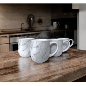 HOMELOX Glossy Set of 4 Tea Coffee Mugs Cups Kitchenware Quality Stoneware Hot Drink Mug HOMELOX Glossy Set of 4 Tea Coffee Mugs Cups Kitchenware Quality Stoneware Hot Drink Mug