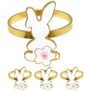 Kricely (As show, One size) 4pcs Rabbit Napkin Ring Easter Party Table Decor Napkin Hold Kricely (As show, One size) 4pcs Rabbit Napkin Ring Easter Party Table Decor Napkin Hold