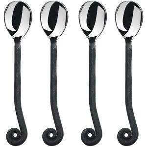 STILVOLLE EINSTELLUNGEN Gourmet Settings 4Piece Mini Spoons Set Treble Clef Collection PolishedMatte Sm STILVOLLE EINSTELLUNGEN Gourmet Settings 4Piece Mini Spoons Set Treble Clef Collection PolishedMatte Sm