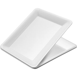 Plasticpro Plastic Serving Trays - 10 x 14 Serving Platters Rectangle Disposable Plasticpro Plastic Serving Trays - 10 x 14 Serving Platters Rectangle Disposable