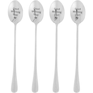 Kricely (As show, One size) 4Pcs Parent Gift Spoons Stainless Steel Soup Spoons Serving Kricely (As show, One size) 4Pcs Parent Gift Spoons Stainless Steel Soup Spoons Serving