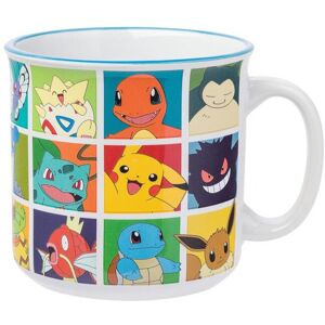 Pokémon Pokemon 888179 20 oz Pokemon Pop Color Grid Ceramic Camper Mug - Multi Color Pokémon Pokemon 888179 20 oz Pokemon Pop Color Grid Ceramic Camper Mug - Multi Color